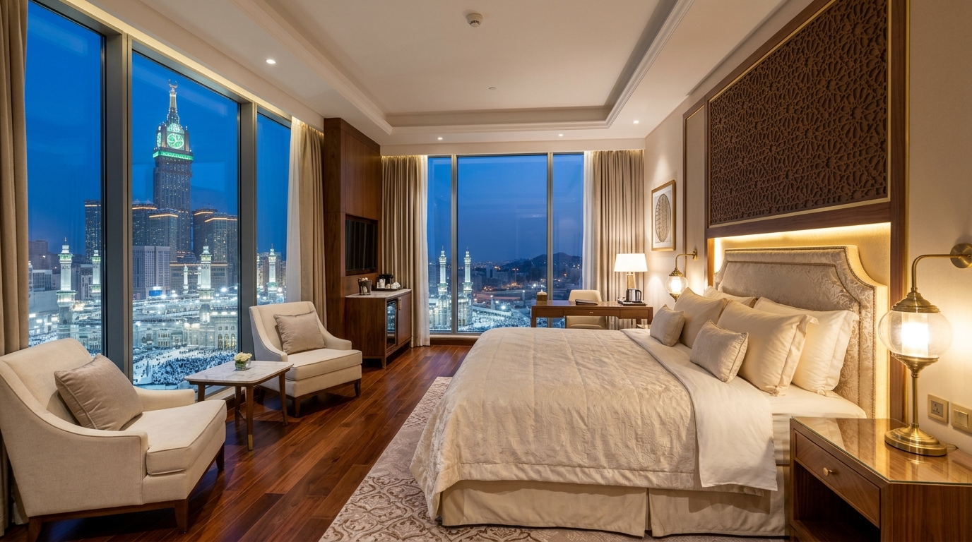 Deluxe Hotel view near Haram in Makkah