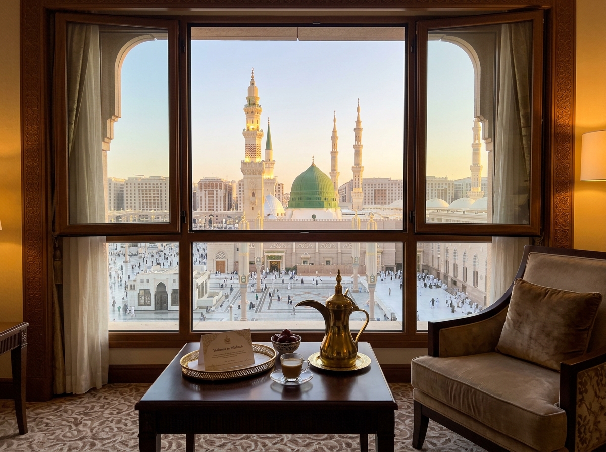 Luxury 5-Star view of Prophet Mosque